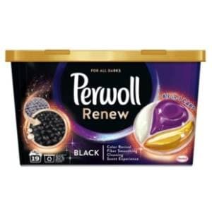 PERWOLL kapsule Renew & Care Black 19kom