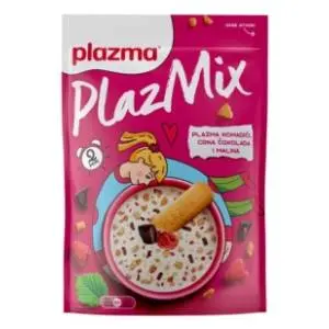 PLAZMIX obrok komadići crna čokolada i malina 70g slide slika