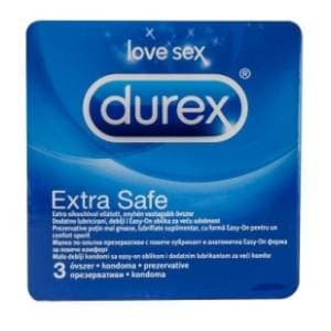 Prezervativ DUREX Extra safe 3kom slide slika