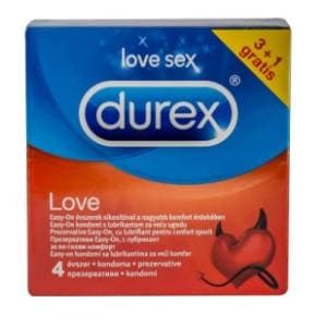 Prezervativ DUREX Love 4kom slide slika