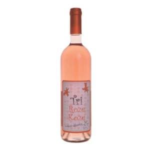 Roze vino ERDEVIK Tri koze roze 750ml slide slika
