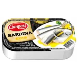 Sardine COMPASS 125g slide slika