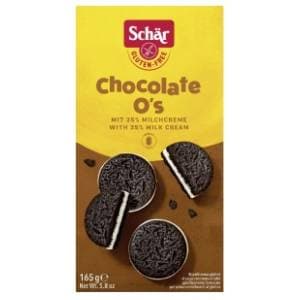 SCHAR Chocolate O's keks sa mlečnim prelivom 165g