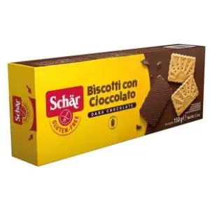 SCHAR keks preliven čokoladom 150g slide slika