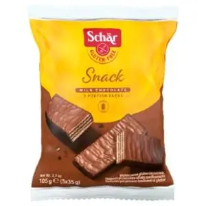 SCHAR Snack mlečna čokolada 105g slide slika
