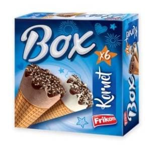 Sladoled FRIKOM m6 Box kornet II 364g