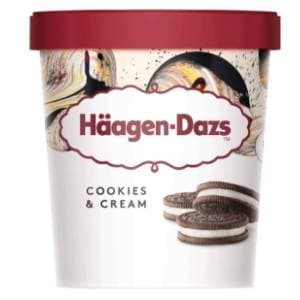 Sladoled HAAGEN DAZS cookies & cream 386g
