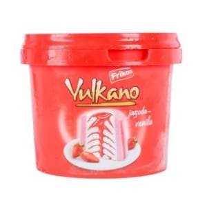 Sladoled Vulkano jagoda vanila 500ml