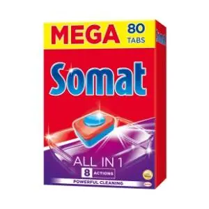 Tablete SOMAT All in one 80kom slide slika