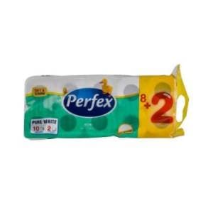 Toalet papir PERFEX 2sloja 8+2kom slide slika
