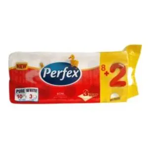 Toalet papir PERFEX 3sloja 10kom slide slika