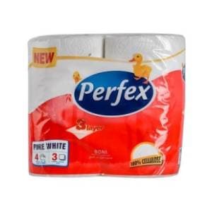 Toalet papir PERFEX 3sloja 4kom slide slika