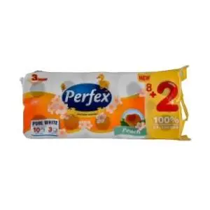 Toalet papir PERFEX breskva 3sloja 10kom slide slika