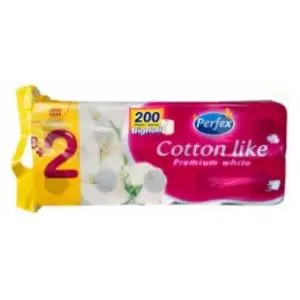 Toalet papir PERFEX cotton like 3sloja 8+2kom slide slika