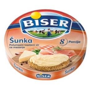 Topljeni sir BISER šunka 140g