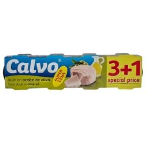 Tunjevina CALVO u maslinovom ulju 4x80g slide slika