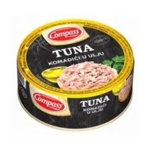Tunjevina COMPASS komadići u ulju 150g slide slika