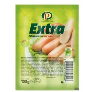 Viršle PERUTNINA PTUJ 100g slide slika