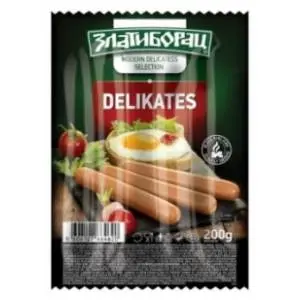 Viršle ZLATIBORAC delikates 200g slide slika