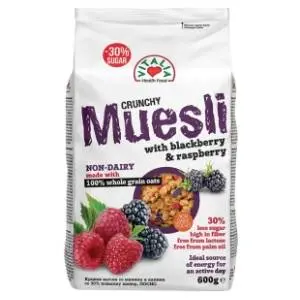 Musli VITALIA Crunchy kupina i malina 600g slide slika