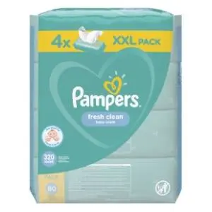 Vlažne maramice PAMPERS fresh 4x80kom slide slika