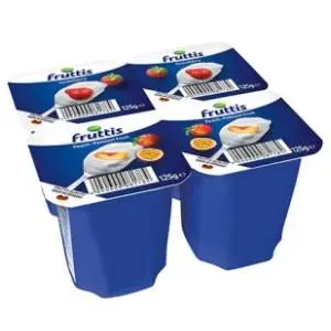 Voćni jogurt FRUTTIS jagoda breskva 125g slide slika