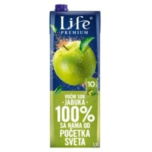 Voćni sok NECTAR Life jabuka 100% 1,5l