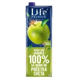 Voćni sok NECTAR Life jabuka 100% 1,5l slide slika