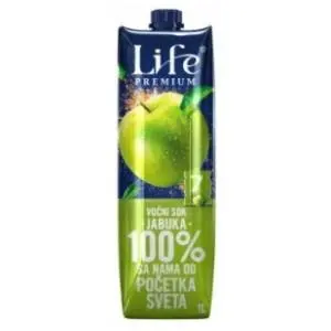 Voćni sok NECTAR Life jabuka 100% 1l slide slika