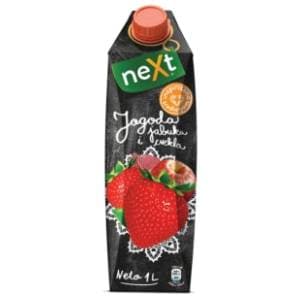 Voćni sok NEXT Premium jagoda 100% 1l