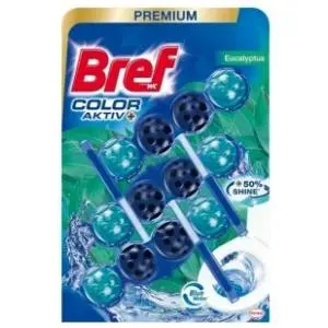 WC osveživač BREF Color aktiv Eucalyptus 3x50g slide slika