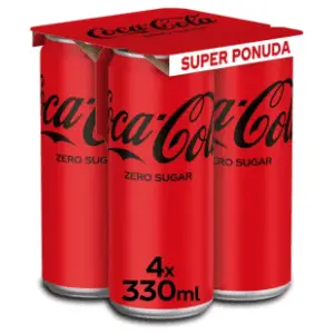 COCA COLA Zero multipak 4x0,33l slide slika