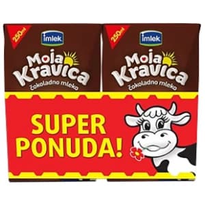 Čokoladno mleko MOJA KRAVICA 1%mm 2x0.25l slide slika
