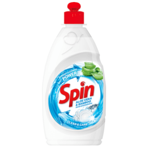 Deterdžent za posuđe SPIN aloe vera & bamboo 450ml slide slika