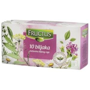 FRUCTUS čaj 10 biljaka 30g slide slika