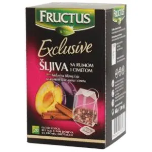FRUCTUS čaj šljiva rum limeta 60g slide slika