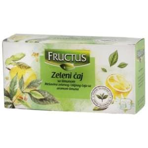 FRUCTUS zeleni čaj limun 30g