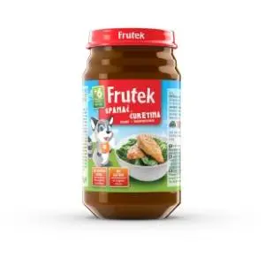 FRUTEK kašica spanać ćuretina 190g slide slika