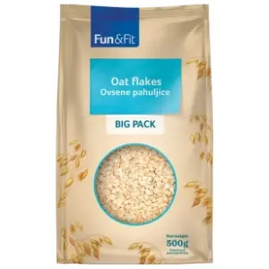 Ovsene pahuljice FUN&FIT 500g slide slika