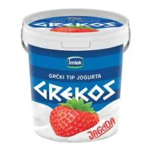 Imlek Grcki jogurt Grekos jagoda 700g