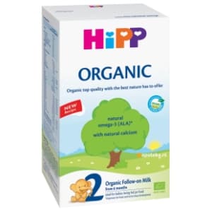 Zamensko mleko HIPP organic 2 800g slide slika