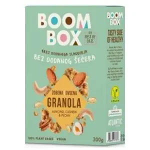 BOOM BOX ovsena granola orašasti plodovi 300g slide slika