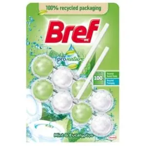 BREF WC osveživač ProNature mint 2x50g slide slika
