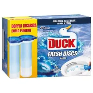 DUCK WC osveživač fresch disc marine 2x36ml slide slika