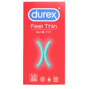 DUREX kondomi Feel thin slim fit 10kom slide slika