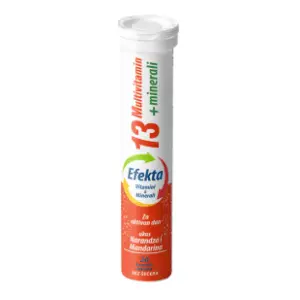 Šumeće tablete EFEKTA 13 multivitamina + minerali 20kom slide slika