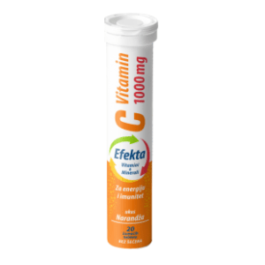 Šumeće tablete EFEKTA vitamin C narandža 1000mg slide slika