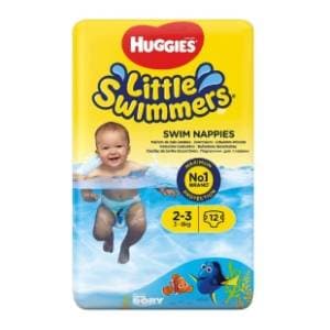 HUGGIES pelene za kupanje 2-3 12kom slide slika