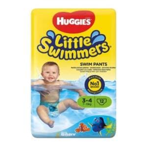 HUGGIES pelene za kupanje 3-4 12kom slide slika