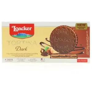 Keks LOACKER Tortina tamna 126g slide slika